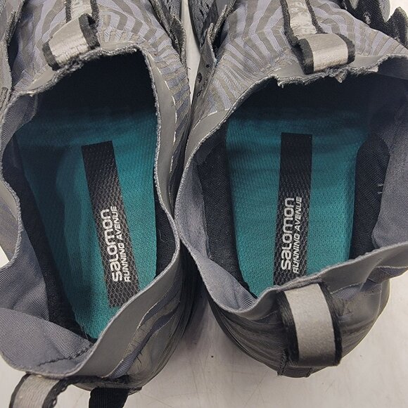 Salomon Sonic RA Nocturne Womens 10 Triple Black Running Shoes Casual 408083 - Picture 6 of 13